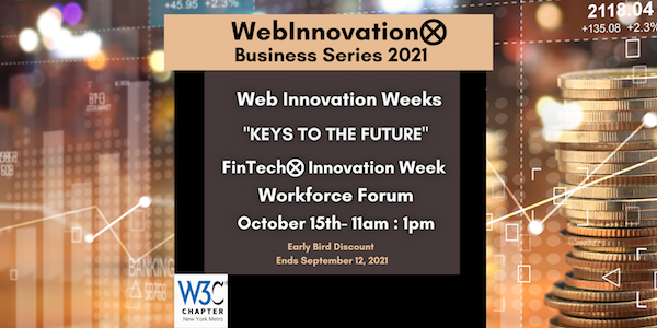WebInnovationX event - FinTech@Innovation - 15 Oct. 2021
